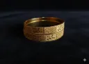 Antique Gold Plated Floral Textured Kada Bangles for Women