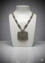  Oxidised Silver Antique Pendant Necklace for Women & Girls