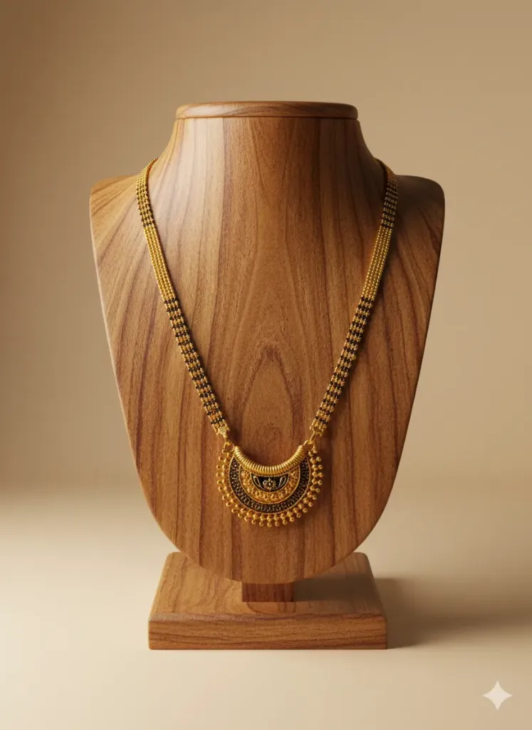 [M1] Antique Gold Plated Pearl Choker Necklace Set with Dangling Beads & Earrings for Women & Girls (copy) (copy)