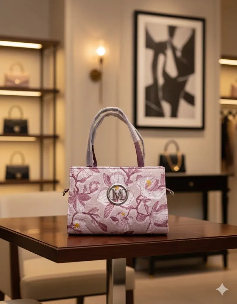 [M Luxury Series] Magnolia Bloom Designer Sling Bag – M Luxury Series hand bag (red)