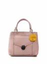 Pastel Pink Top Handle Mini Handbag for Women & Girls, Casual 